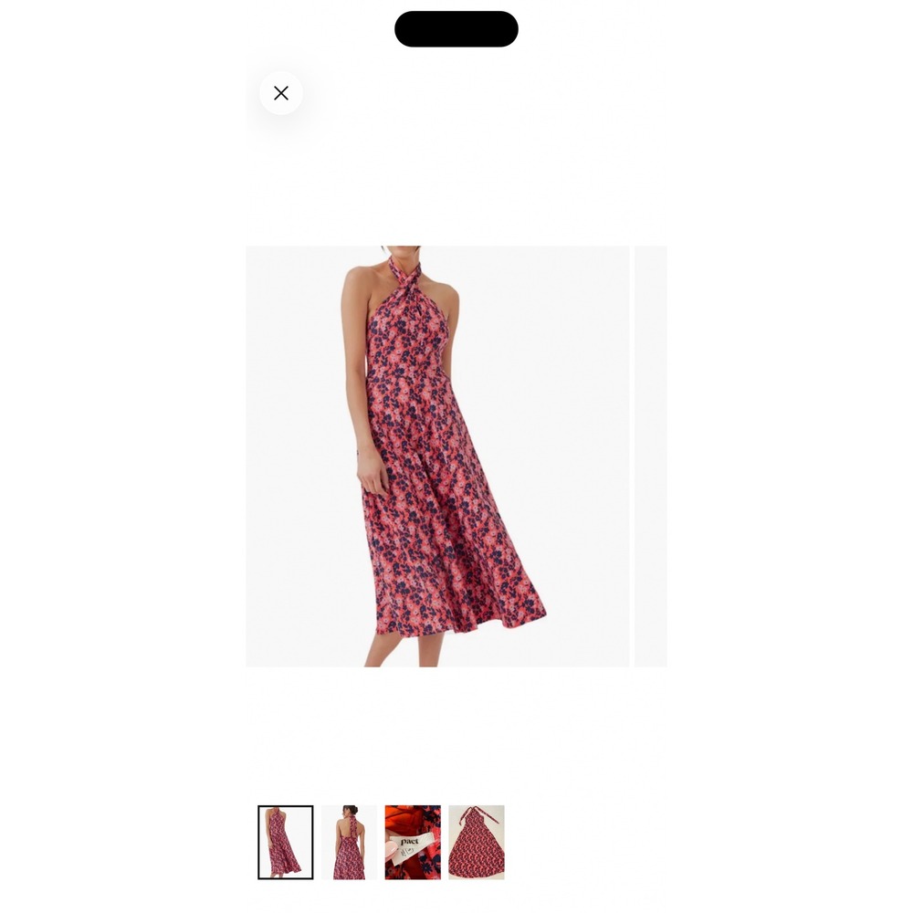 NWOT Pact XL Fit & Flare Open Back Maxi Dress Paradise Petals
Poppy Red Pockets